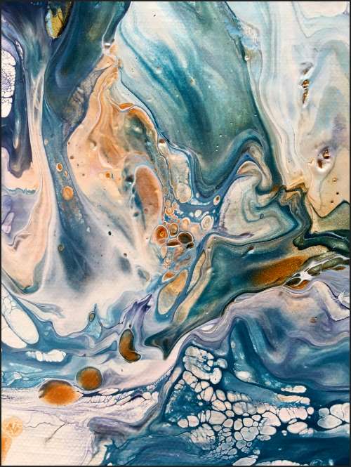 Original Art ABSTRACT Bridgette Allan