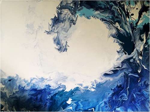 Original Art ABSTRACT Bridgette Allan