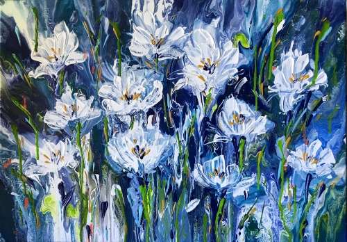 Original Art ABSTRACT Bridgette Allan