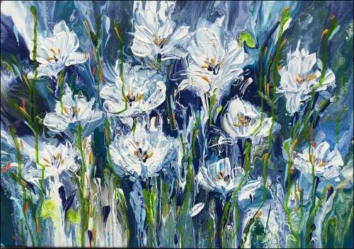 Original Art ABSTRACT Bridgette Allan