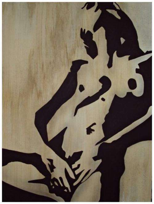 SA artist Bridgette Allan** CONTEMPORARY NUDE STUDY**