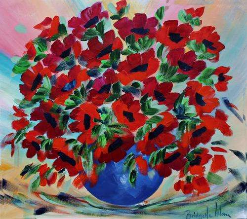 SA Artist Bridgette Allan Beautiful flower study