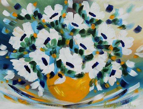 SA Artist Bridgette Allan Beautiful flower study