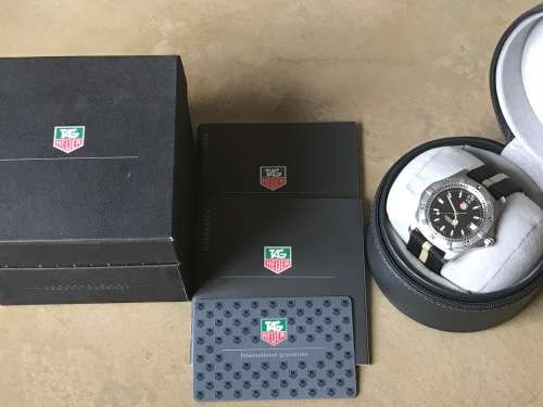 Tag Heuer Professional 2000 on canvas strap [Box and Papers]