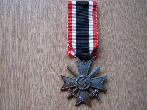 NAZI GERMANY WAR MERIT CROSS 2ND CLASS, 1939 WITH SWORDS