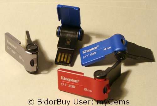 Kingston 8GB Flash drive - DataTraveler - Hinge Type