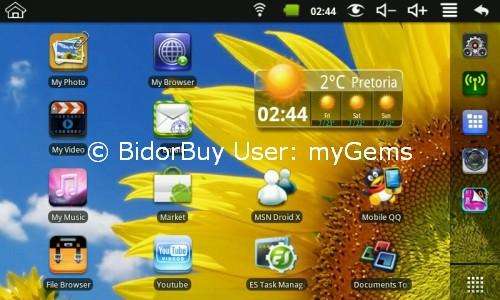 7 inch Android Tablet 4 GB: Froyo 2.2 - 800MHz + Stylus + 8GB micro SD + Earphones LOCAL STOCK