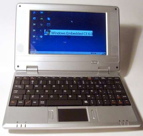 Windows CE 6: 7 inch Notebook with 128MB Memory - White