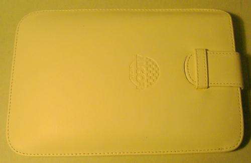White Envelope like leather-like cover : For 7 inch tablets