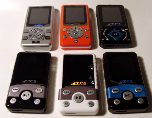2GB MP4 Player: Variety of colors