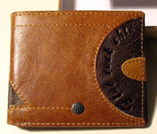 Beautiful Genuine Leather Men's Wallet -  ... INCLUDES gift box