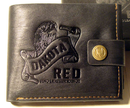Beautiful Genuine Leather Men's Wallet -  BLACK ... INCLUDES gift box