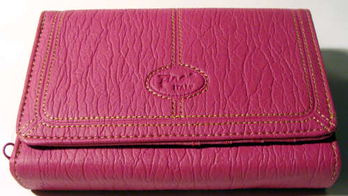 Stylish purple purse