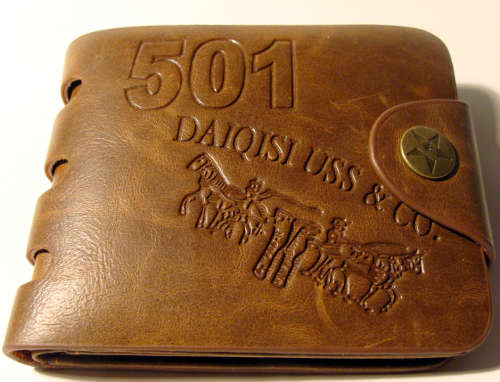 Brown mens wallet