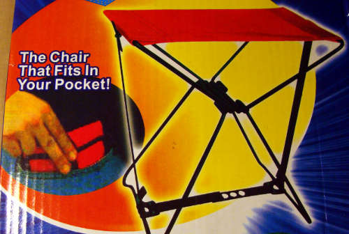 Pocket chair - fits in your pocket
