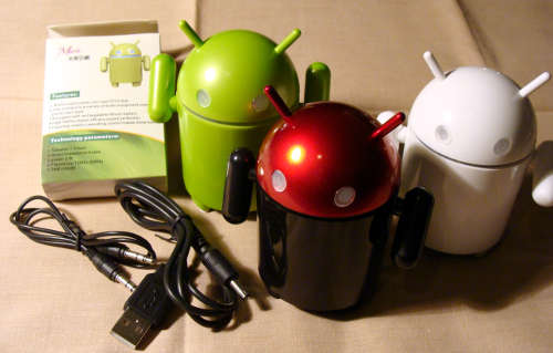Robot Android USB Speaker: Works with PC & Cellphone or Tablet PCs