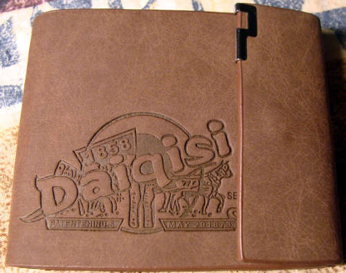 Beautiful Daiqisi Leather Men's Wallet: DARK Brown