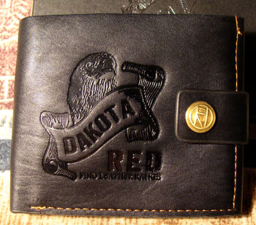 Beautiful Genuine Leather Men's Wallet -  BLACK ... INCLUDES gift box