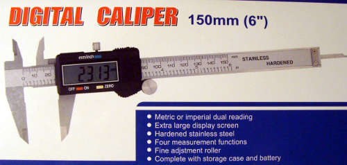 Digital caliper - 6 inch 150mm