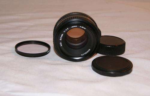 Minolta 50mm1:1.7 MD mount lens