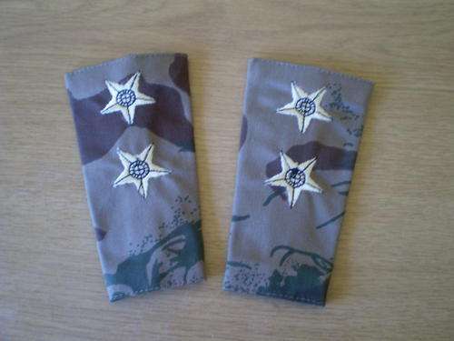 SAP Cammo Shoulder rank insignia -  Lieutenant