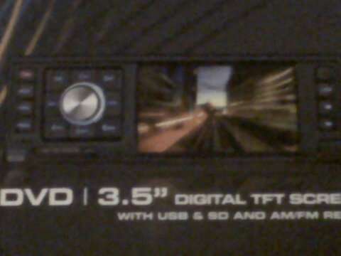 dixon 3.5inch car dvd player
