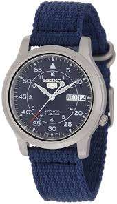 New SEIKO 5 MILITARY Nylon SNK807K2 Watch