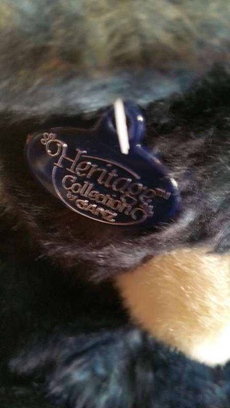 2000 GANZ HERITAGE COLLECTION BLUE HUDSON TEDDY BEAR