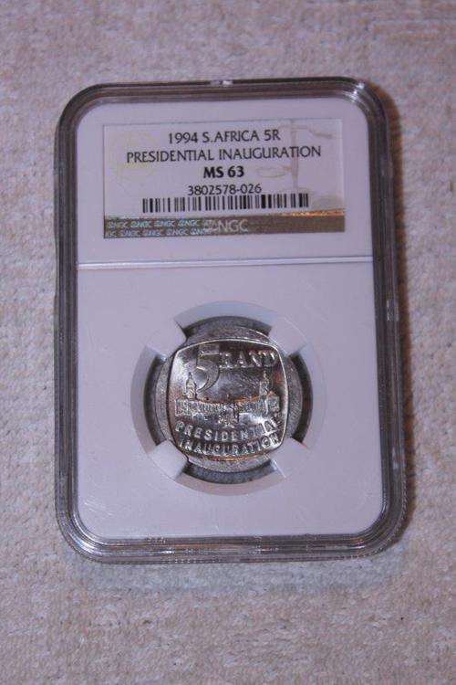 MS 63 NGC Grade 1994 Presidential Innoguration coin very scarce