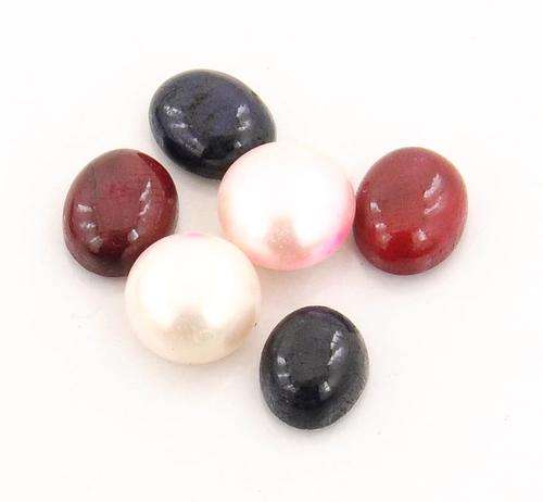 Ruby, Sapphire and Pearl Gemstone Lot