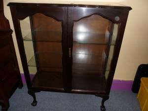"""" BALL AND CLAW DISPLAY CABINET """"