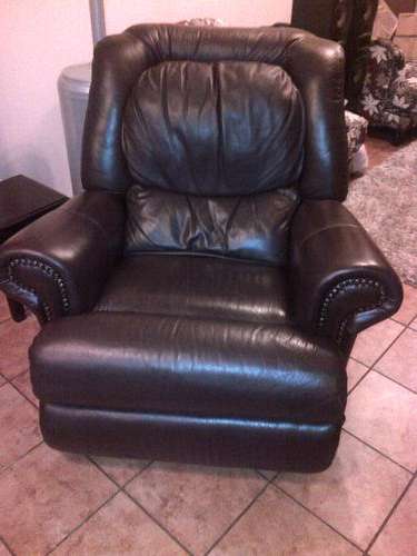 Genuine Leather Arm Chair