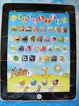 Touch Type iPad, Multimedia ultra thin learning pad. BLUE.