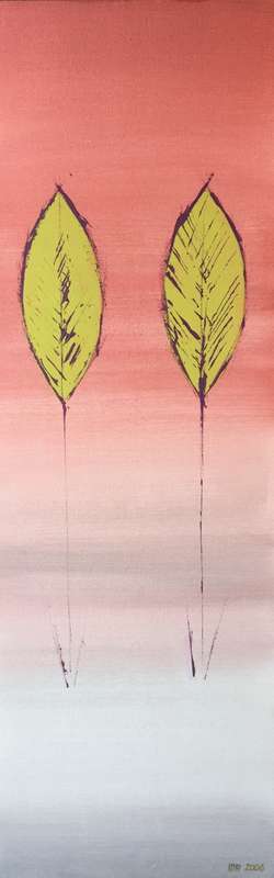 Abstract Acrylic on Canvas, stretched over frame