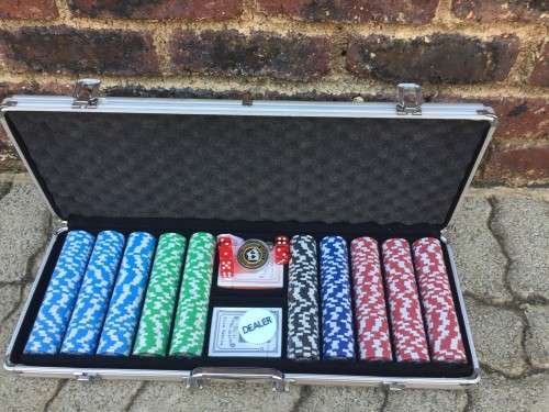 Professional 500 chip poker set