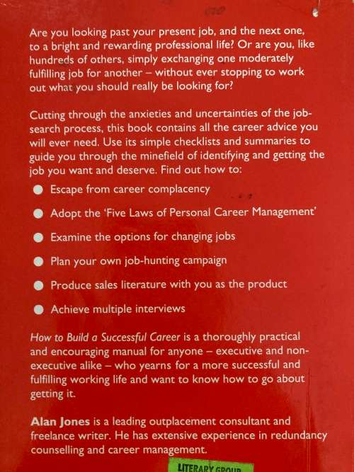 How to Build a Successful Career by Alan Jones