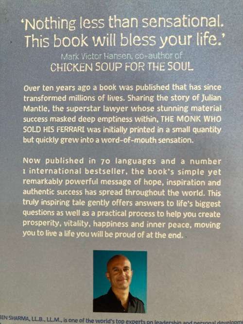 The Monk Who Solf His Ferrari by Robin Sharma