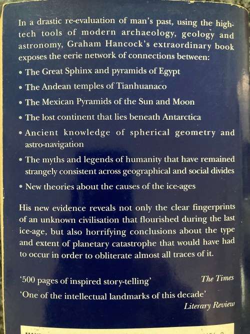 Fingerprints of the Gods by Graham Hancock