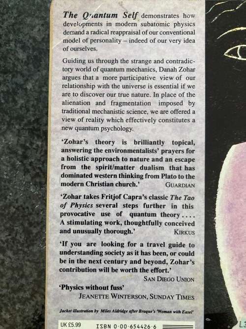 The Quantum Self by Danah Zohar