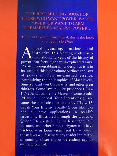 The 48 Laws of Power, by Robert Greene