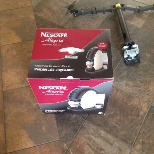 Nescafe - Alegria Automatic Coffee Machine - Black & Cream
