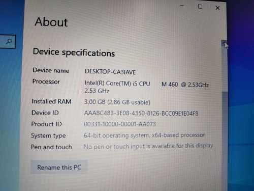 Refurbished HP Laptop ProBook 4520s Intel Core i5 CPU M460 CPU @2.53GHz - Office + Windows 10