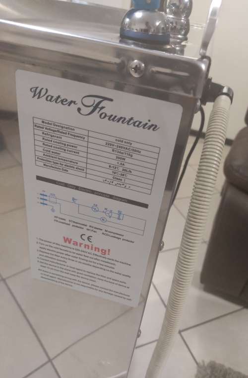Cold Water Drinking Fountain - Stainless Steel