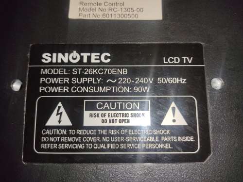 Sinotec 26`  HDR LCD TV and Monitor (ST-26KC70ENB)