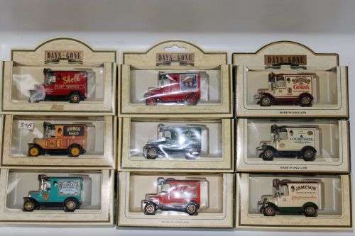 Lledo Model T Ford Panelvans Shell,Grants,Jameson
