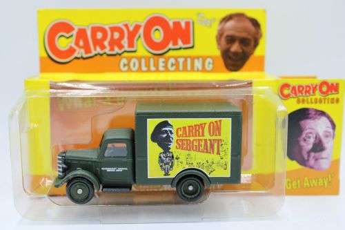 Lledo 1950 Bedford Trucks,Guinness,Weet Bix,BlackandWhite Whiskey,Carry on Sergeant!