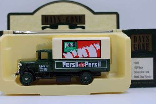 Lledo 1934 Mack Canvas Trucks-Dunlop,Eddie Stobart Ltd,Hamleys,London Port Police