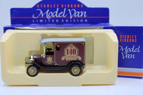 Lledo 1920 Ford model T-Stanley Gibbons Ltd Edition,Cambells Beefsteak soup,Rowntrees Cocoa,Italy