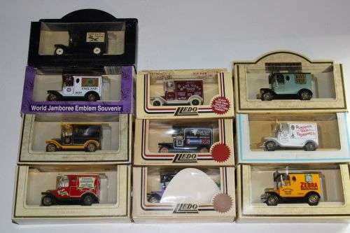 Lledo 1920 Ford model T-Guinness,Scouts,Ringtons Tea,Walkers Potato Crisps,Cadburys Eclairs