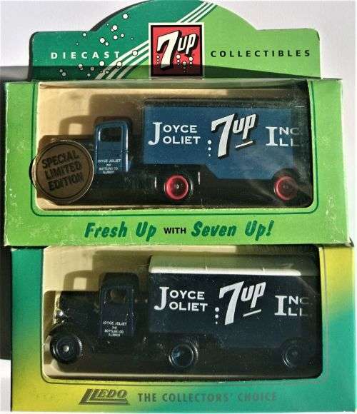 Lledo-7 UP Variety-1955 Volkswagen Transporter Van,1935 Ford Articulated Truck,etc.